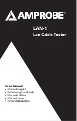 Amprobe LAN-1 User Manual preview