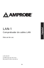 Preview for 34 page of Amprobe LAN-1 User Manual