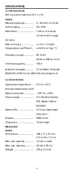 Preview for 7 page of Amprobe LH41 User Manual