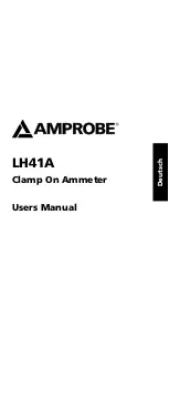 Preview for 22 page of Amprobe LH41 User Manual