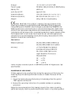 Preview for 8 page of Amprobe LM-100 User Manual