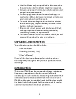 Preview for 9 page of Amprobe PM-60 User Manual