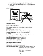 Предварительный просмотр 14 страницы Amprobe PM-60 User Manual