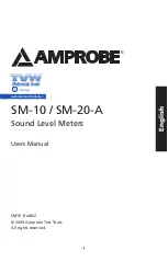 Предварительный просмотр 2 страницы Amprobe SM-10 User Manual