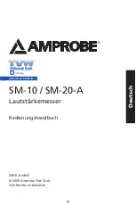 Предварительный просмотр 18 страницы Amprobe SM-10 User Manual