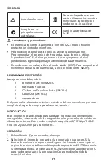 Предварительный просмотр 38 страницы Amprobe SM-10 User Manual