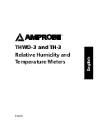 Предварительный просмотр 3 страницы Amprobe TH-3 User Manual