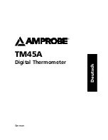 Preview for 11 page of Amprobe TM45A User Manual