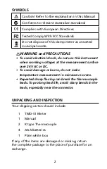 Предварительный просмотр 8 страницы Amprobe TMD-51 User Manual