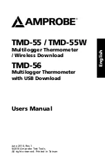 Preview for 3 page of Amprobe TMD-55 User Manual