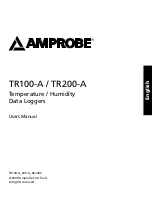 Preview for 2 page of Amprobe TR100-A User Manual