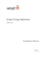 Preview for 1 page of Ampt 31570012-0425 Installation Manual