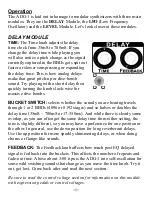 Preview for 8 page of Ampt ANALOGER ADG-1 User Manual