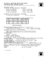 Preview for 7 page of Amptec Research 601ES Operation & Maintenance Manual