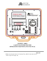 Preview for 1 page of Amptec Research 630ES Operation & Maintenance Manual