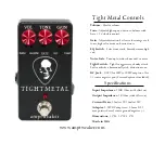 Preview for 2 page of Amptweaker TIGHT METAL Tips & Tricks