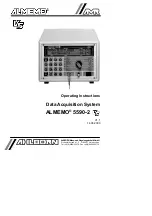 Предварительный просмотр 1 страницы AMR Almemo 5590-2 V5 Operating Instructions Manual