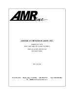 AMR LS-3030 Installation And Setup Instructions предпросмотр