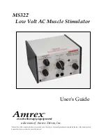 Preview for 1 page of Amrex MS322 User Manual