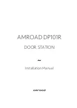 Preview for 1 page of Amroad DP101R Installation Manual