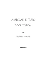 Предварительный просмотр 1 страницы Amroad DP3210 Technical Manual