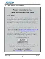 Preview for 28 page of Amron 2810E-02 User Manual