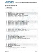 Предварительный просмотр 3 страницы Amron 2820A-02 User Manual