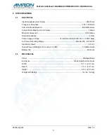 Preview for 6 page of Amron 2820A-02 User Manual