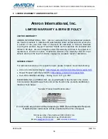 Preview for 42 page of Amron 2820A User Manual