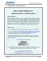 Preview for 34 page of Amron 9000-ECS User Manual