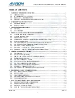 Preview for 3 page of Amron AMCOM III 2830A/24 User Manual