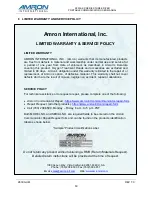 Предварительный просмотр 54 страницы Amron AMCOM III 2830A Series User Manual