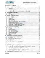 Preview for 3 page of Amron AMCON II 2825R Series User Manual