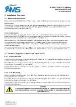 Preview for 17 page of AMS AFDAU T-1 Installation Manual