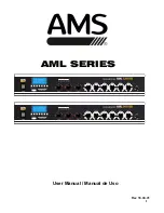 AMS AML 120 USB User Manual предпросмотр