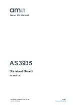 Предварительный просмотр 1 страницы AMS AS3935 Manual