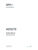 Предварительный просмотр 1 страницы AMS AS5270-MF_EK_SB Manual