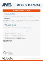 Предварительный просмотр 4 страницы AMS FID620 User Manual