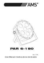 AMS PAR6-180 User Manual предпросмотр