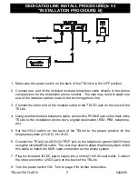 Preview for 7 page of AMS TELink 700 Flash Installation And Operation Manual