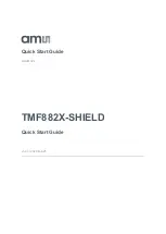 Предварительный просмотр 1 страницы AMS TMF882X-SHIELD Quick Start Manual