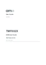 Preview for 1 page of AMS TMF882X User Manual