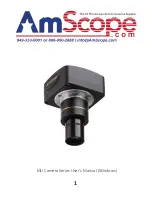AmScope MU USB2.0 User Manual preview