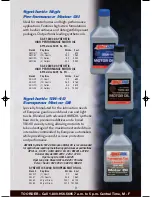 Preview for 9 page of AMSOIL Synthetic Motor Oil Brochure