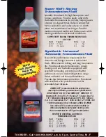 Preview for 18 page of AMSOIL Synthetic Motor Oil Brochure