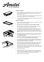 Предварительный просмотр 2 страницы Amstel A25 Installation Instructions