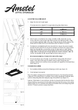 Предварительный просмотр 3 страницы Amstel A25 Installation Instructions