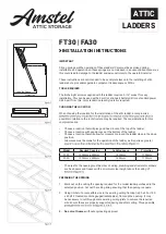 Preview for 1 page of Amstel ATTIC FT30 Installation Instructions