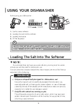 Предварительный просмотр 9 страницы AMSTRAD AMDW148 User Manual