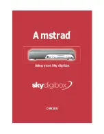 Предварительный просмотр 1 страницы AMSTRAD DRX100 Sky digibox Manual